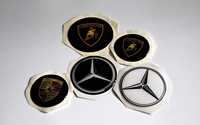 Embleme din rasina pentru jante Mercedes, Porsche, Lamborghini