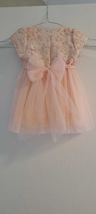 Vand compleu rochita si haina de botez/ocazie pentru fetite masura 68