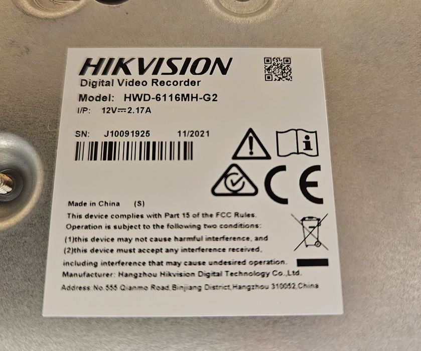 Hikvision - Digital Video Recorder - 16 canale analog