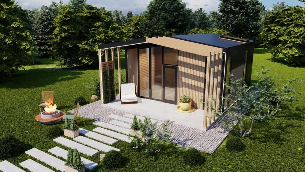Vindem : Executam case pe structura metalica case locuibile birouri ca