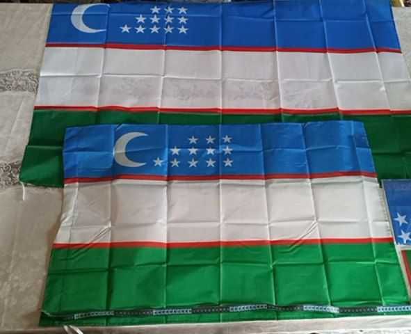 Oʻzbekiston bayrogʻi флаг Узбекистана с доставкой Flag of  Uzbekistan