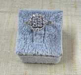 Inel Aur alb 18k cu Diamante naturale