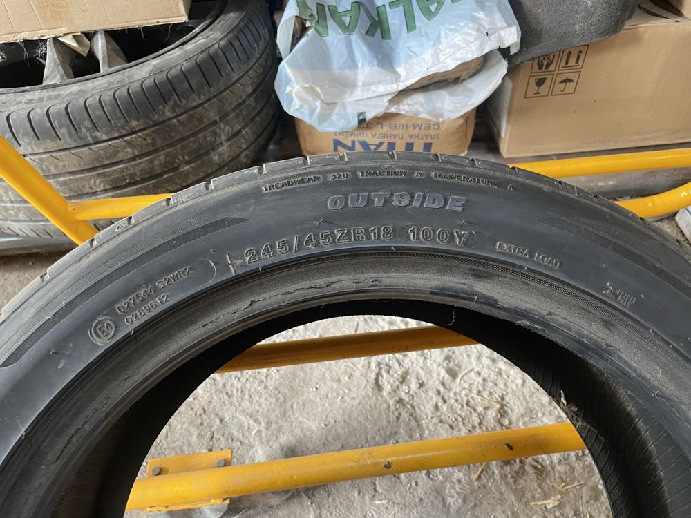 2 бр. 245/45/18 Trackmax X-Privilo TX3 – 6мм грайфер, ДОТ 2021