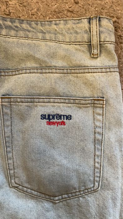 Blugi Supreme New york jean washed SS 2022