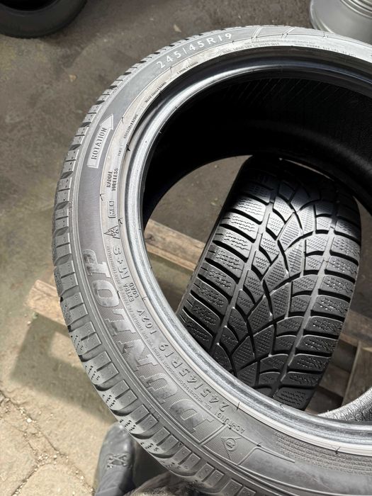 2x Anvelope iarna 245/45 r19 runflat - Dunlop  Sp Winter Sport 3D stel