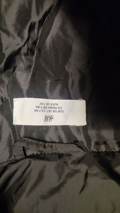 Дълго ватирано яке H&M за момиче - ръст 128 .