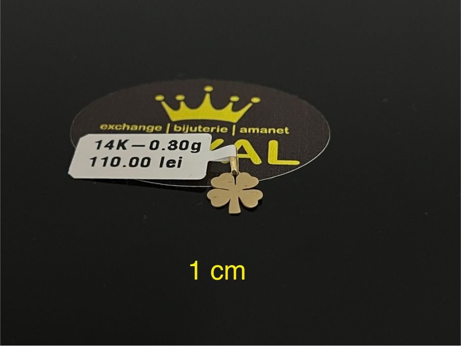 Bijuteria Royal CB : Pandant aur 14k 0,30gr