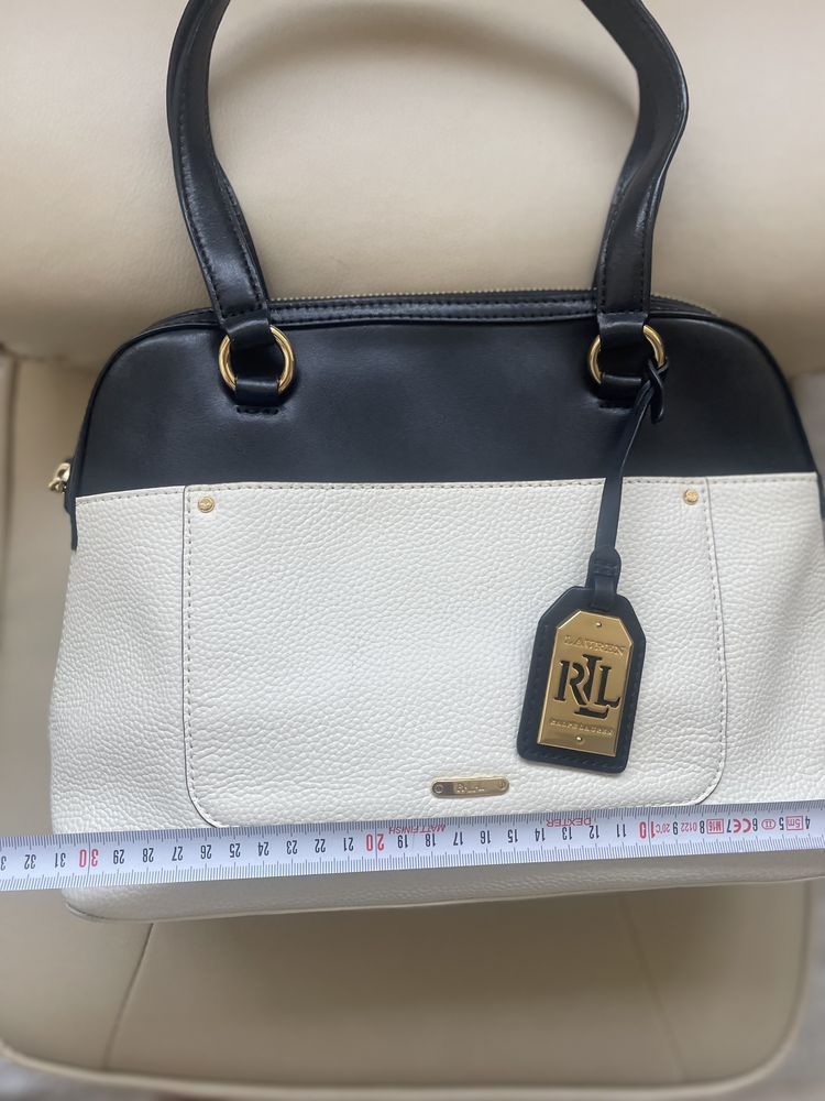 Poșeta/geanta  Polo Ralph Lauren , din piele, noua