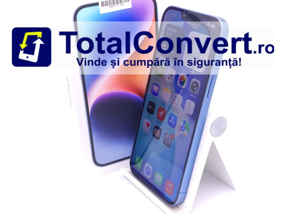 Apple iPhone 14 Plus 128GB Blue 8GB Single, Garantie 24 luni | #D88777