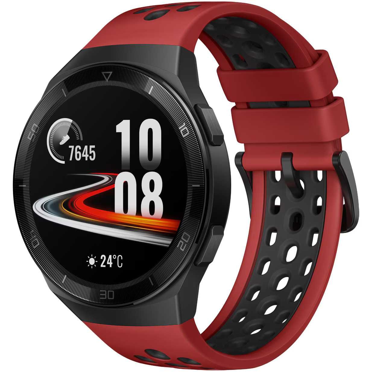 Smartwatch HUAWEI Watch GT 2e 46mm Lava Red curea rosie Nou Sigilat