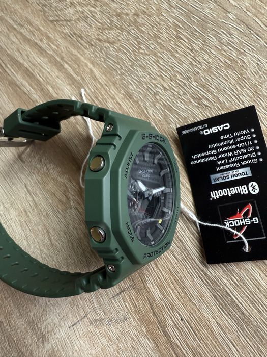 Casio G-SHOCK GA-B2100-3A, CasiOak, Bluetooth, solar, NOU