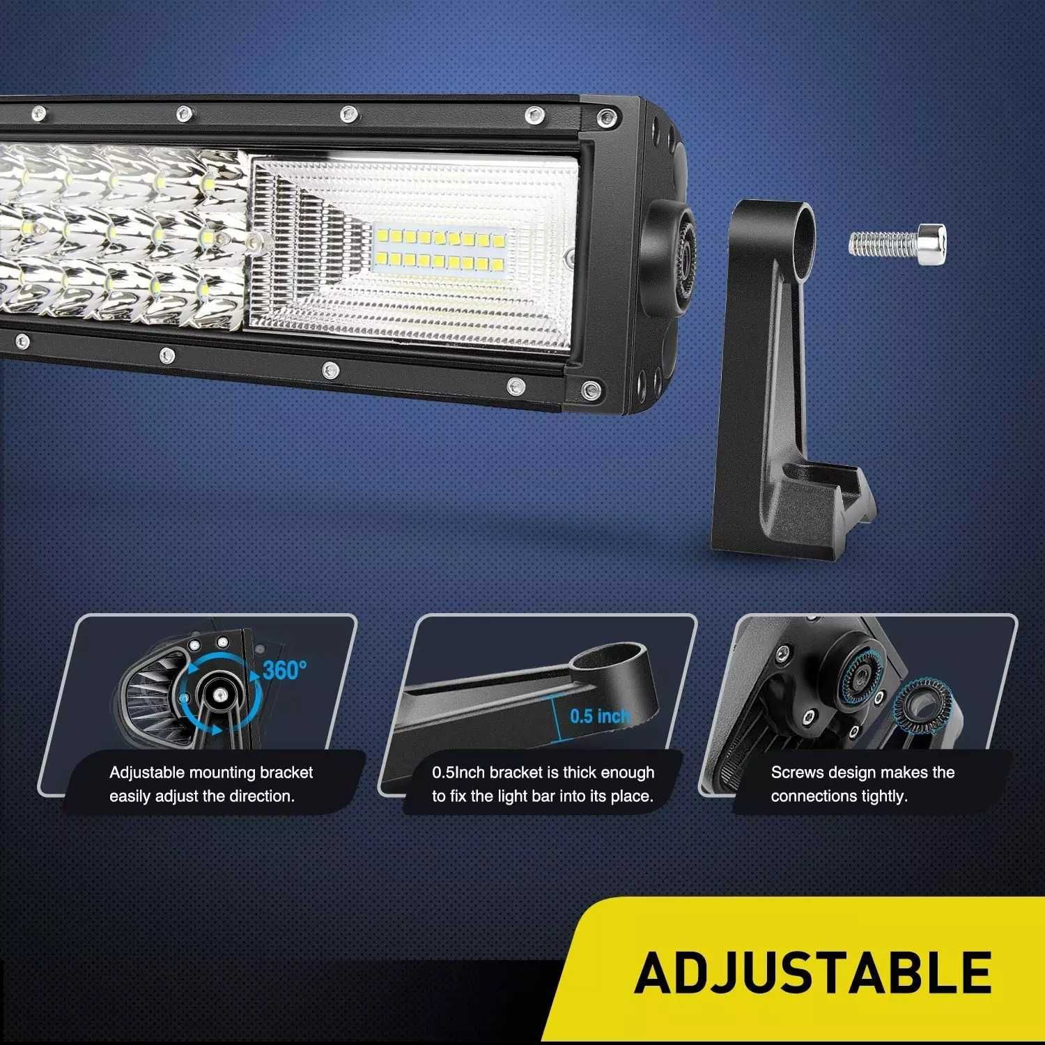 Bara Led 131cm 783w Combo TRANSPORT GRATUIT