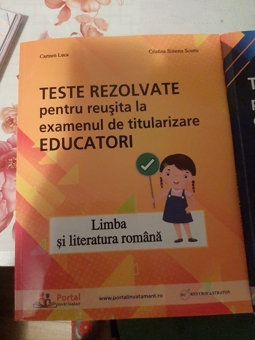 Pachet Titularizare Educatori. Teste rezolvate Limba romana, Pedagogie