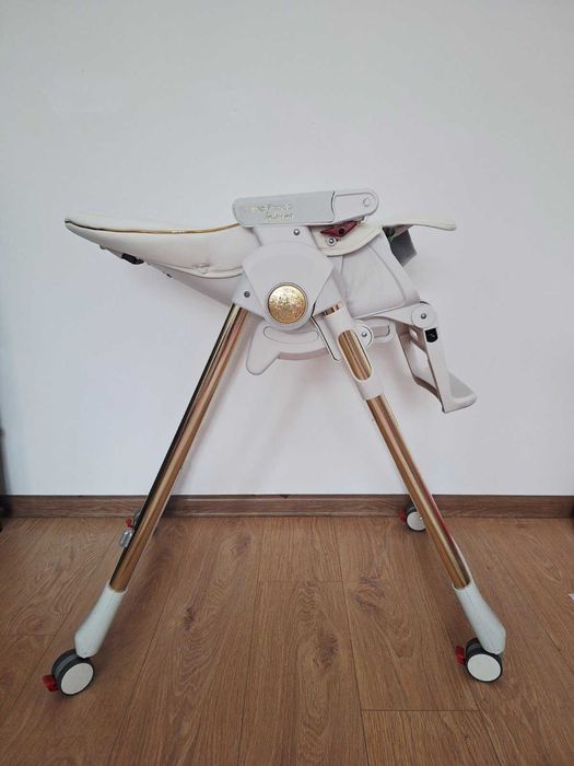 Стол за хранене-Шезлонг Peg Perego-Prima Pappa Follow Me, Gold, 3 in 1
