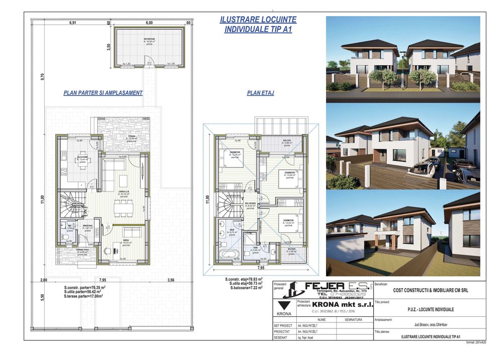 Ansamblu case noi Ghimbav