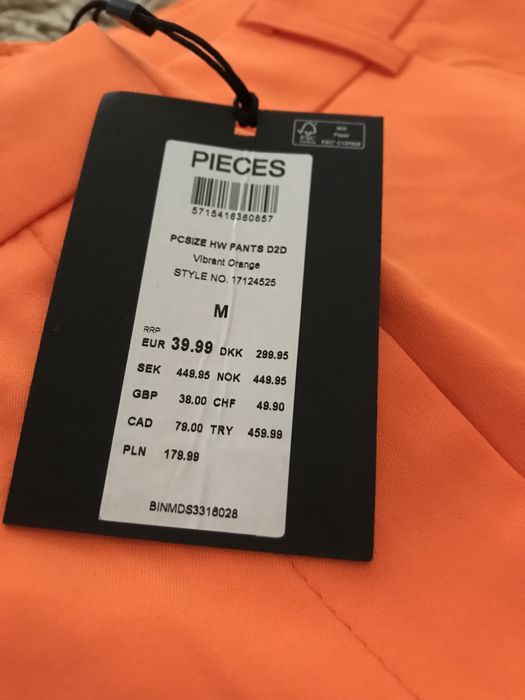 Pantaloni wide leg Pieces M