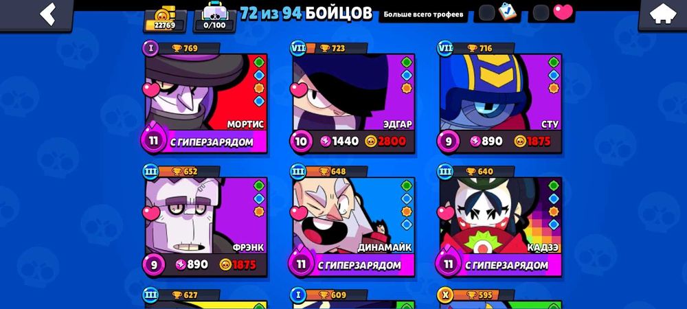 Продам аккаунт бравл Старс 2500