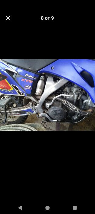 Yamaha wr450f на части