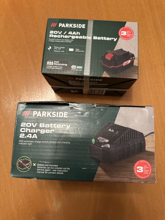 Acumulator Parkside 4 ah si incarcator