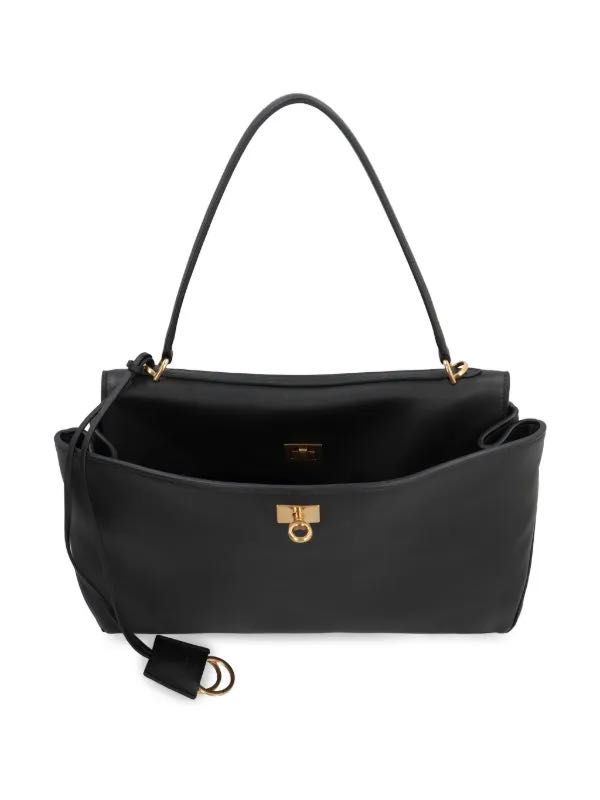Balenciaga Rodeo чанта от естествена кожа