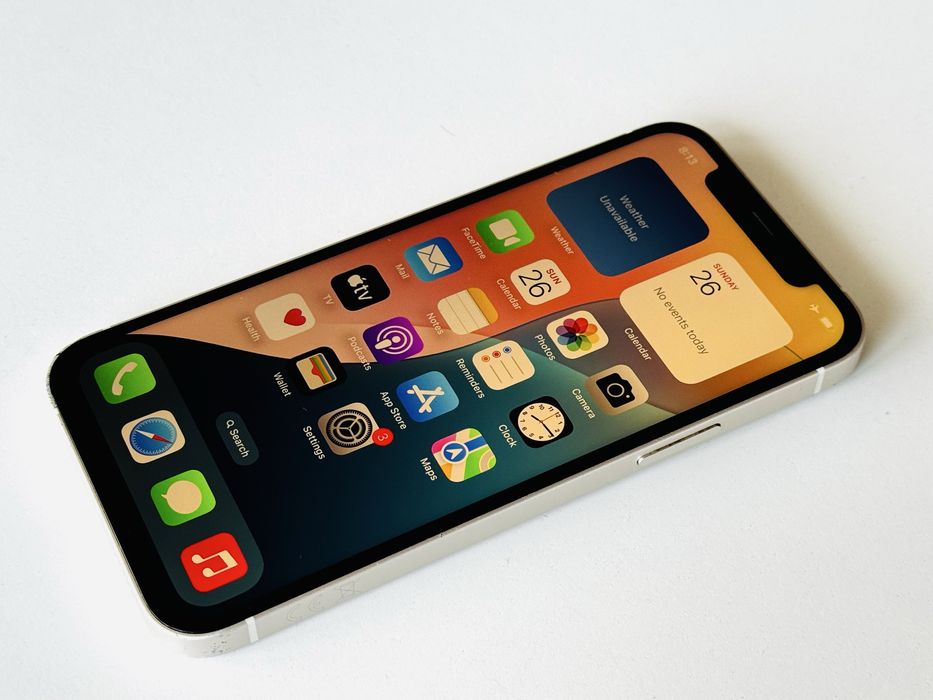 Iphone 12 128GB White 100% Батерия Гаранция 6 месеца