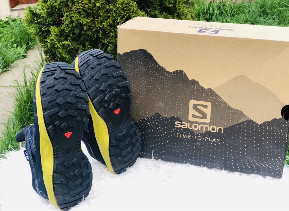 Bocanci baiat SALOMON-marimea 37,inter23,5,cm,imperm,nu  PIELE GEOX