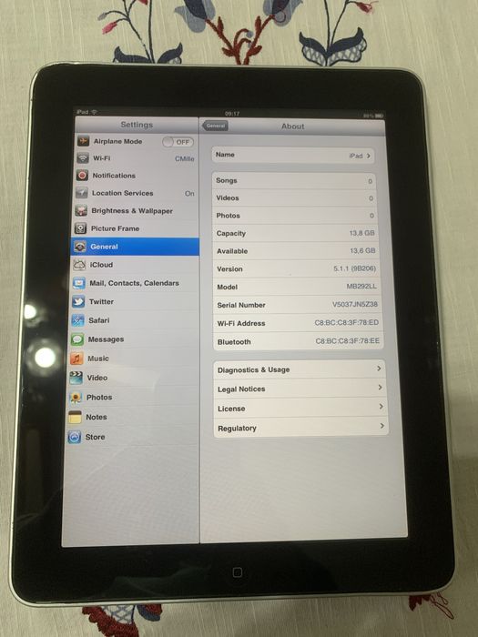 iPad de colectie - generatia 1
