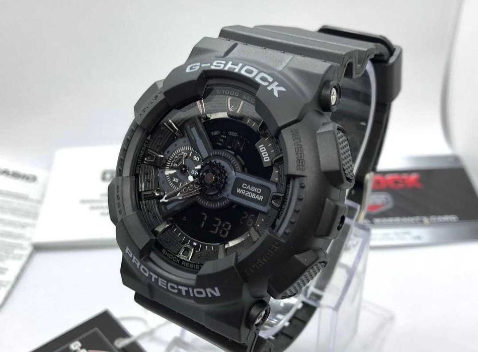 Ceas Sport Casio G-Shock GA-110 SL Black – Nou, Garanție 2 Ani