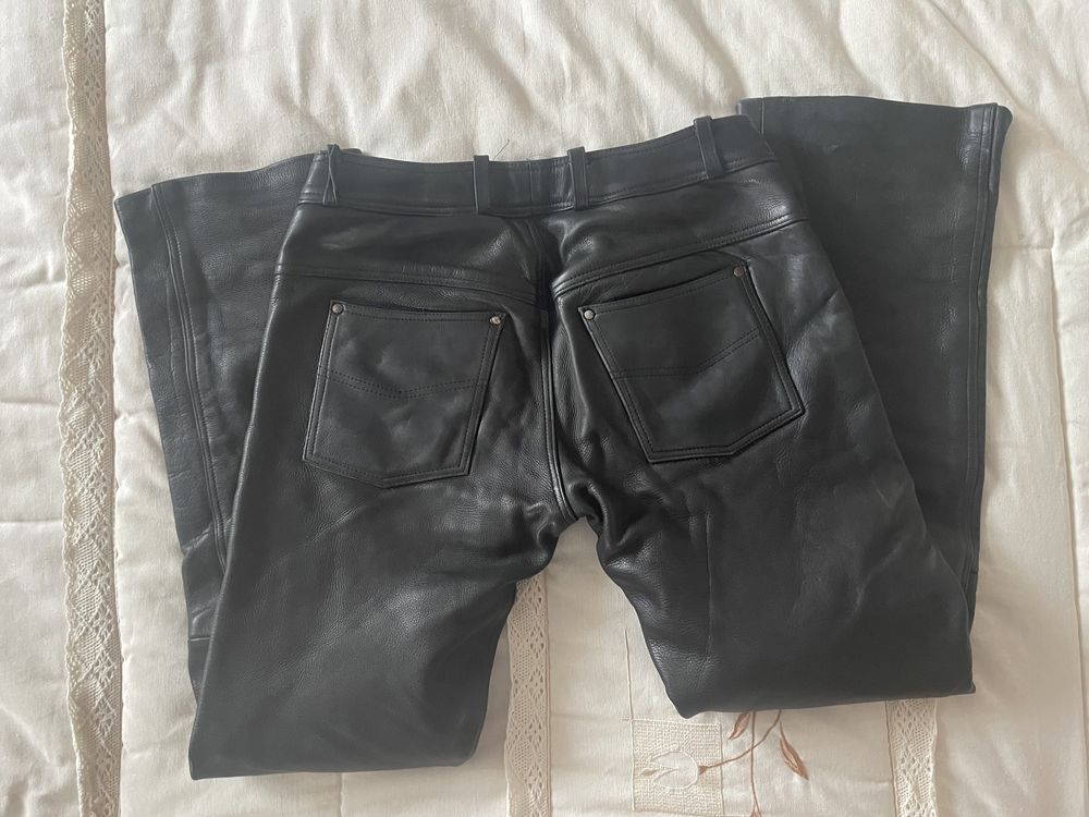 Pantaloni piele Vanucci motociclism