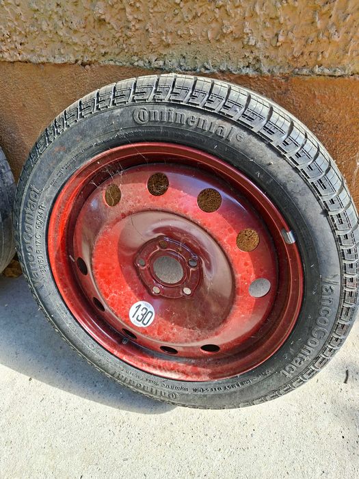 комплект зимни и летни гуми, 4 ал. джанти  и резервна гума бастун