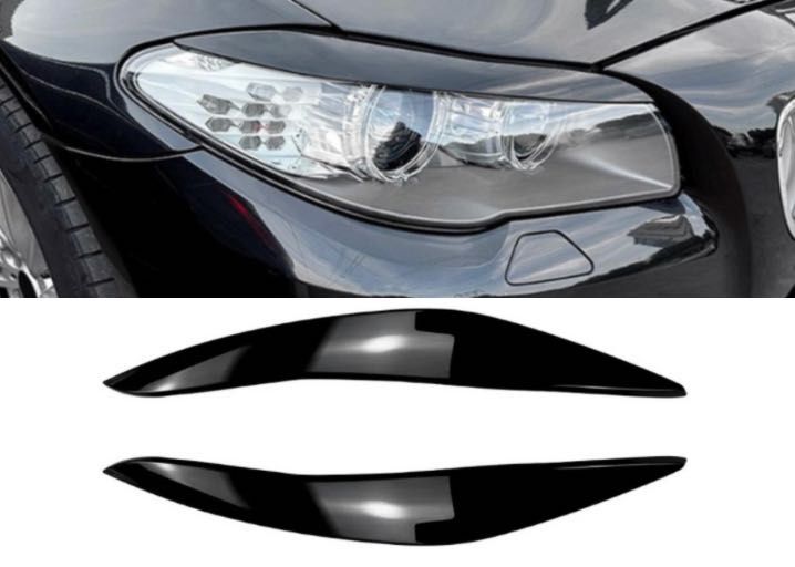 Вежди за фарове BMW F10/F11 - Черен Гланц - М Визия Тунинг