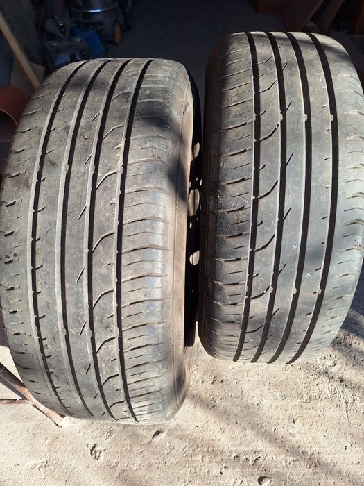 Jante tabla 5x120mm originale BMW cu cauciucuri Vara