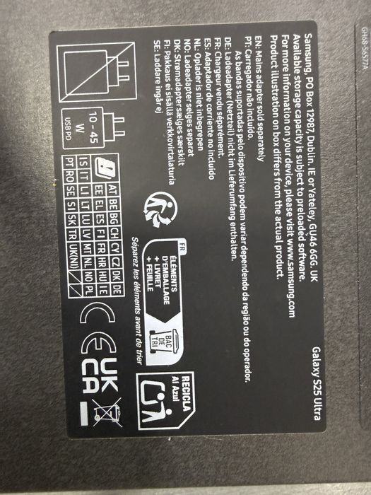 Samsung S25 ultra 256 gb titanium gray