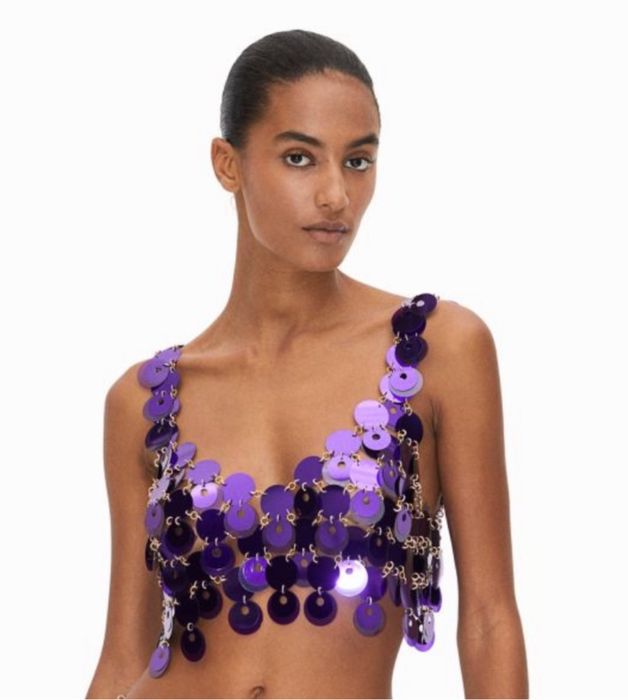 Top paiete model gen Hm x Rabanne realizat manual