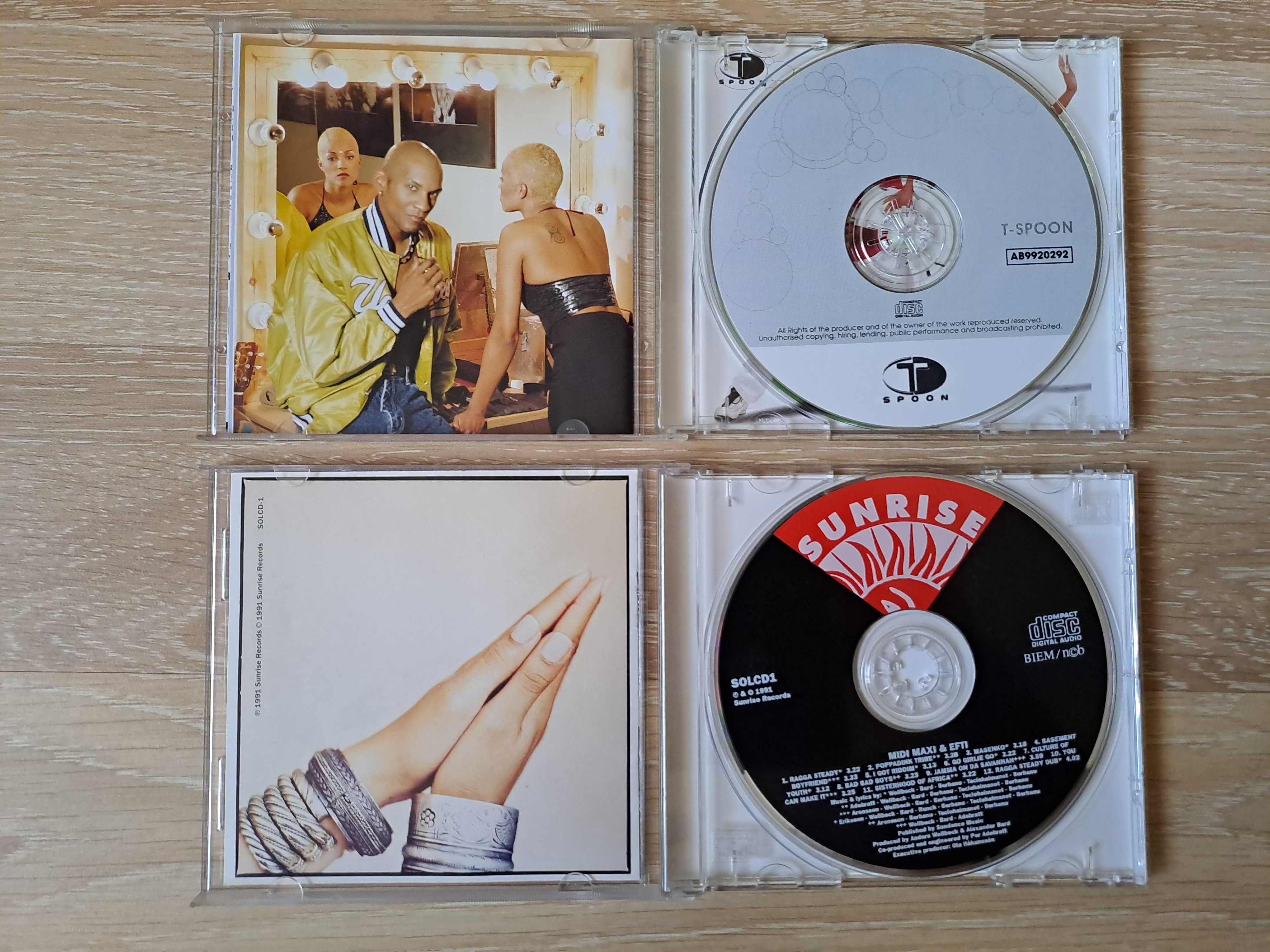 Pachet 2 CD Originale Eurodance - T-Spoon + Midi Maxi & Efti