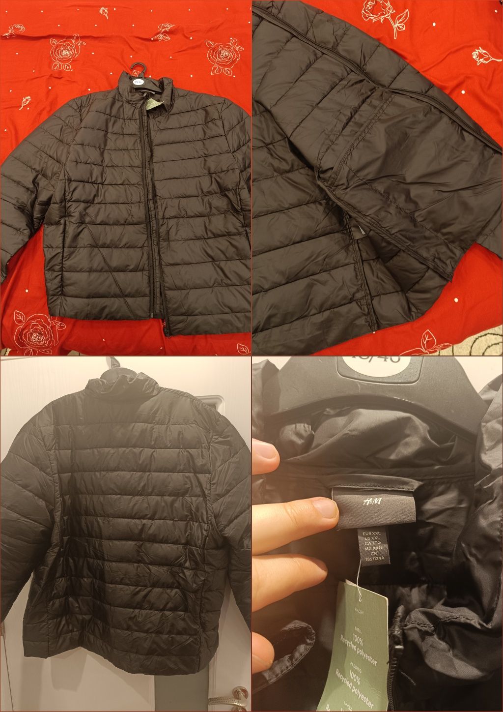 Geacă H&M, mărimea XXL, nouă cu etichetă, neagră