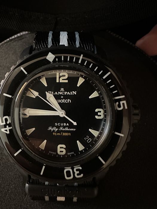 Swatch x Blancpain ocean of storms automatic