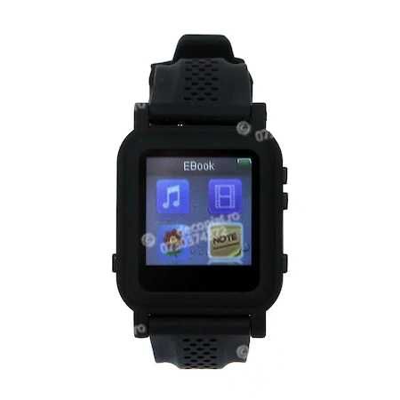 Ceas MP4 cu FiSiere TEXT si JPEG – Multifunctional, Modern si Elegant