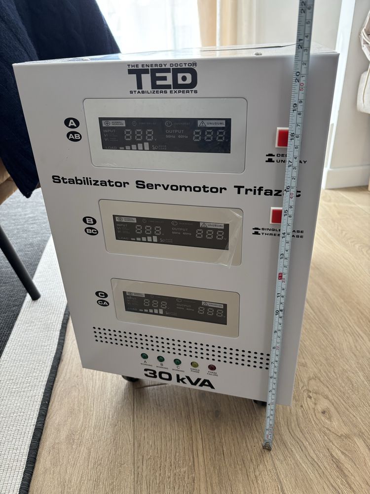 Stabilizator de tensiune trifazic 30kVa