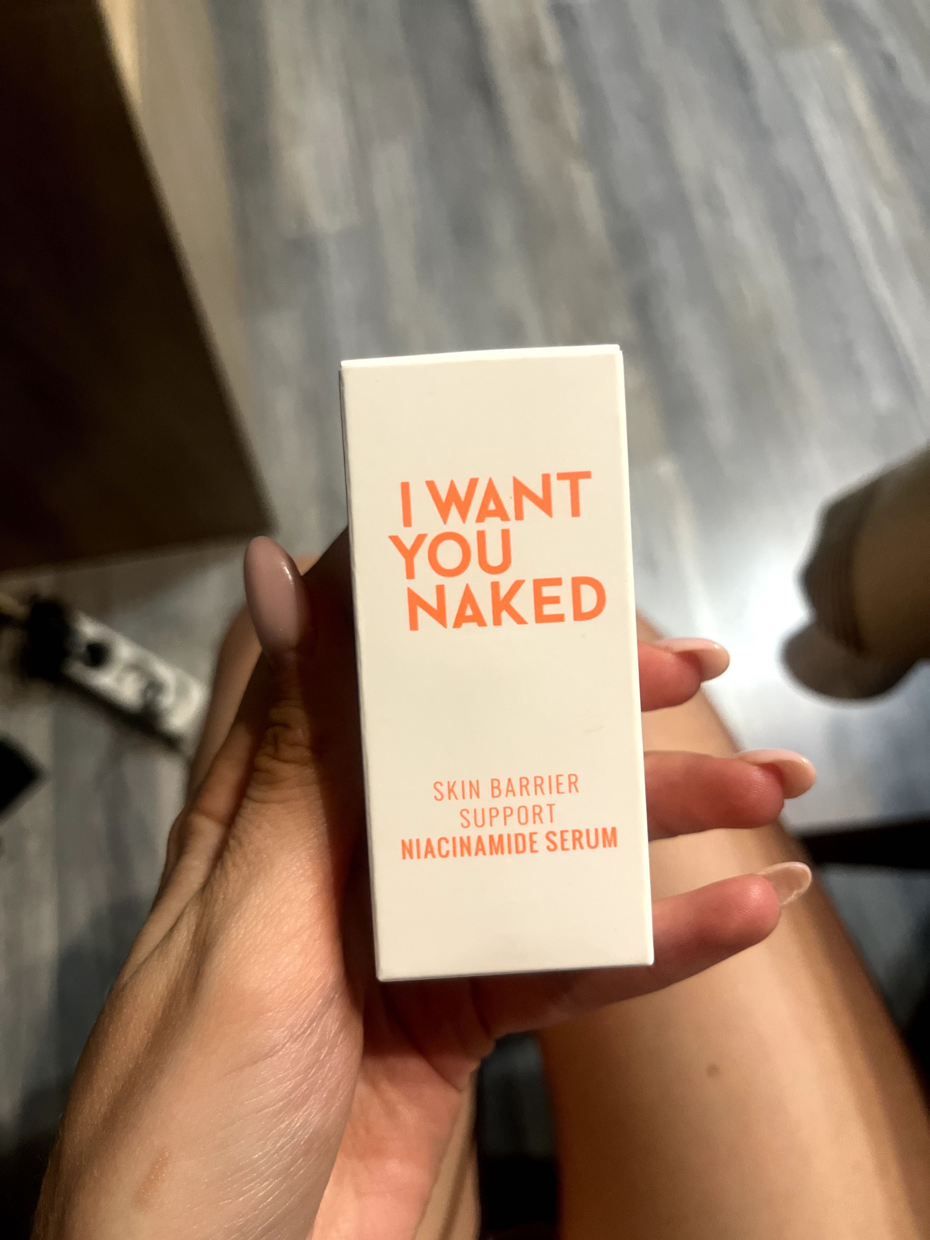 I Want You Naked, Niacinamide Serum + Repairing Mask