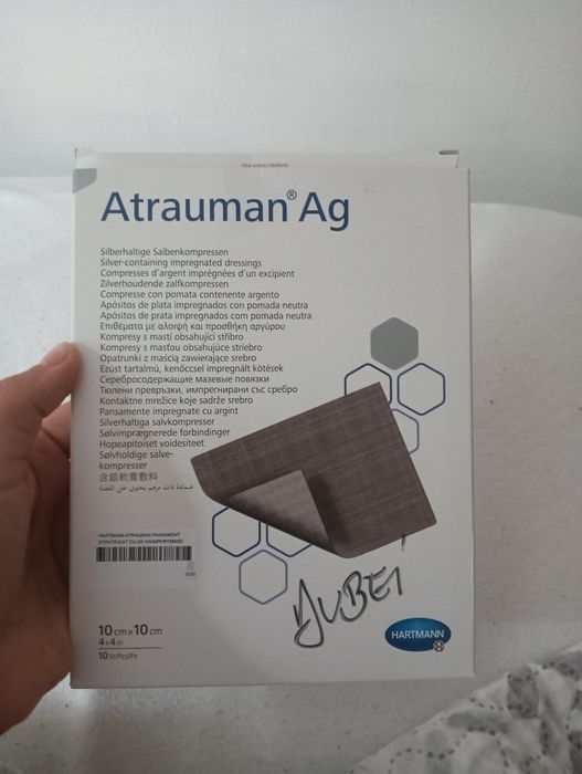 7 plasturi escare Atrauman Ag 10x10 cm Hartmann