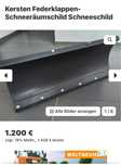 Lamă de deszăpezire cu arc Kersten