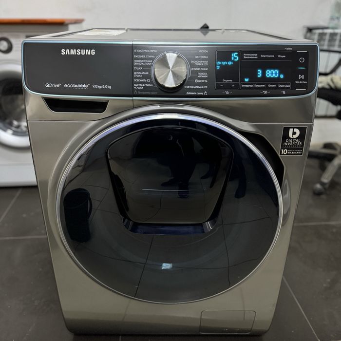 Стирально-сушильная машина Samsung WD90N74LNOO/LP