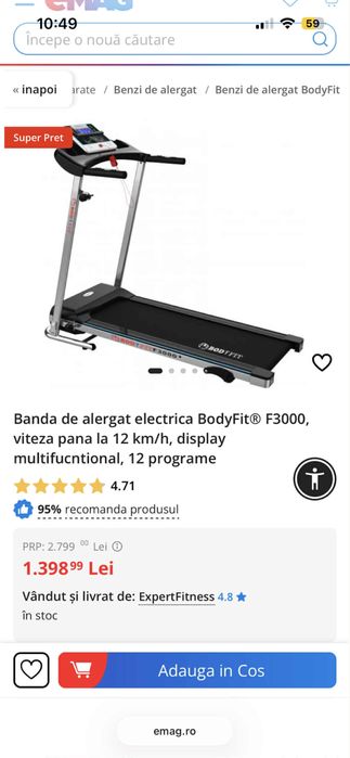 Banda de alergare