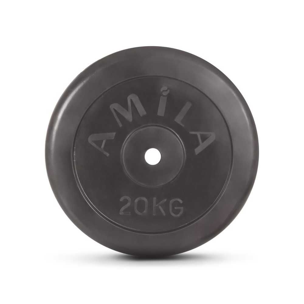 Фитнес Тежести Ф28 2 × 20 кг, Каучукови Дискове Amila Rubber