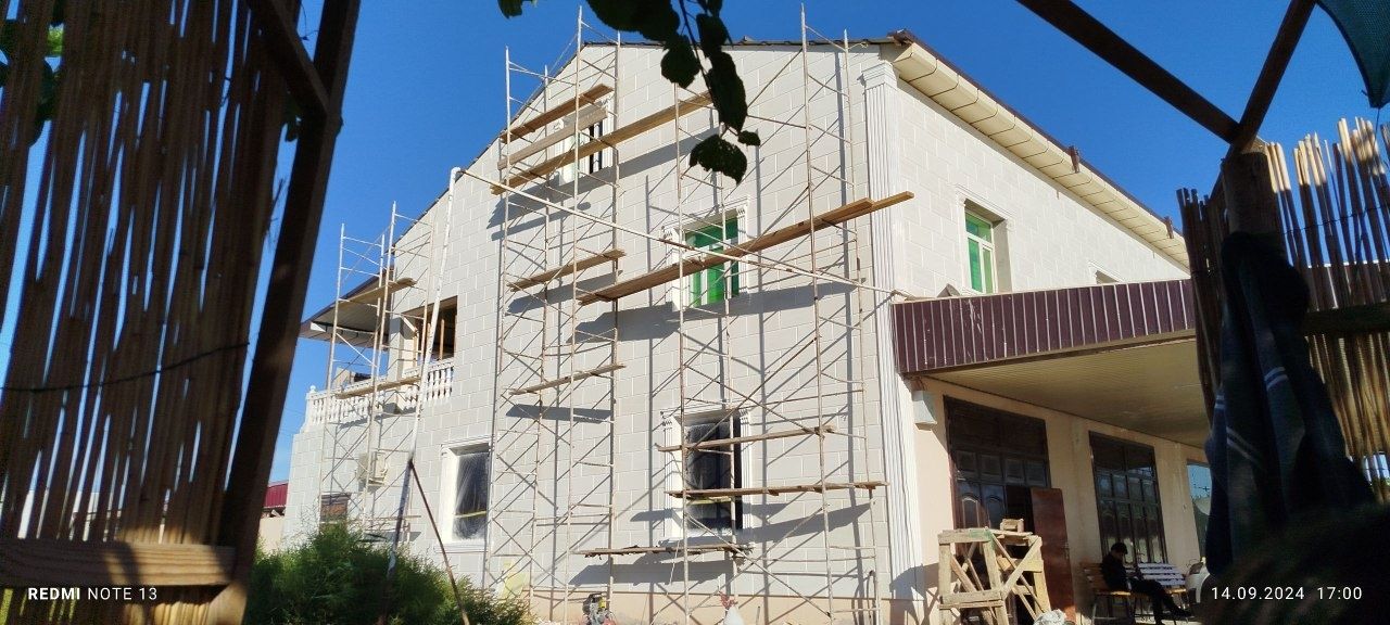 Шпаклёвка.  обои. ламинад пол гипсакартон травертин фасад ишлари