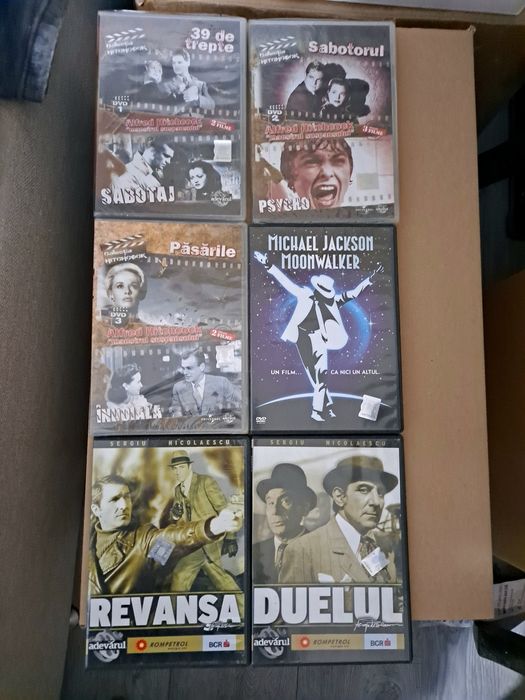 Dvd blu-ray filme hitchcok Michael jackson duelul revansa