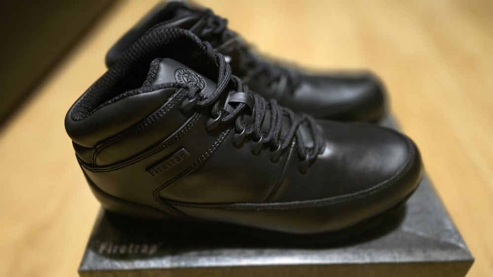 Ghete Fiertrap UK, piele, super preț, nr 47