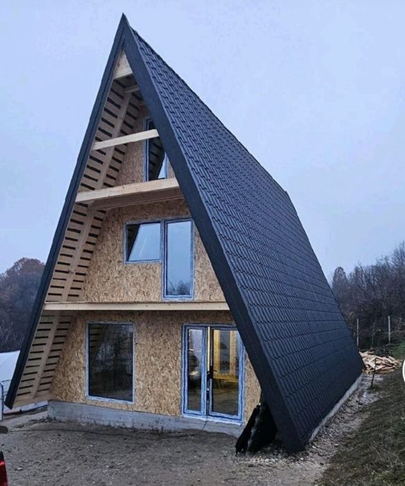 Cabane din lemn tip A