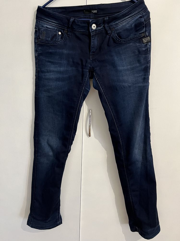 Blugi G-Star Raw marimea 28 talie / 32 lungime regular talie joasa